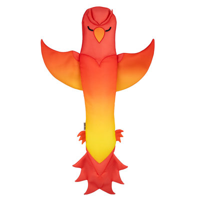 Big Joe Enchanted Splash Pals No Inflation Needed Animal Floating Pool Toy, Phoenix Shape Mesh, Quick Draining Fabric, 4.5 Feet