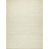Entro Hand Tufted New Zealand Wool Cream/Cream Area Rug