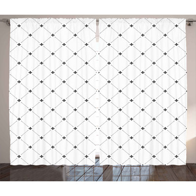 Semi Sheer Curtain Pair
