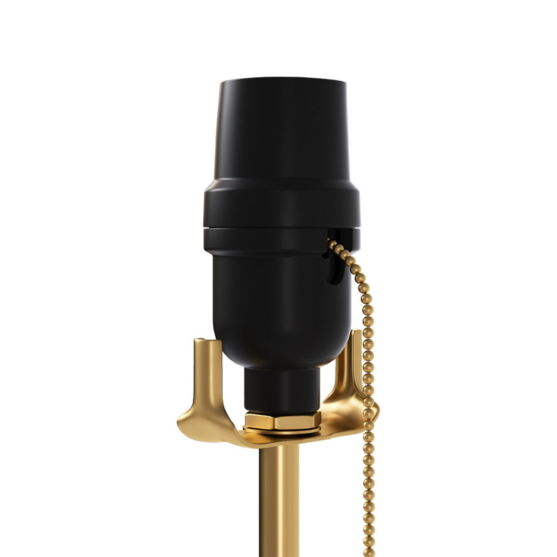 20.75'' Metal Table Lamp with USB & Folding Shade (Brass) - MCM Modern Funky Accent Table Lamps for Bedroom Bedside/Nightstand, Living Room & Desk