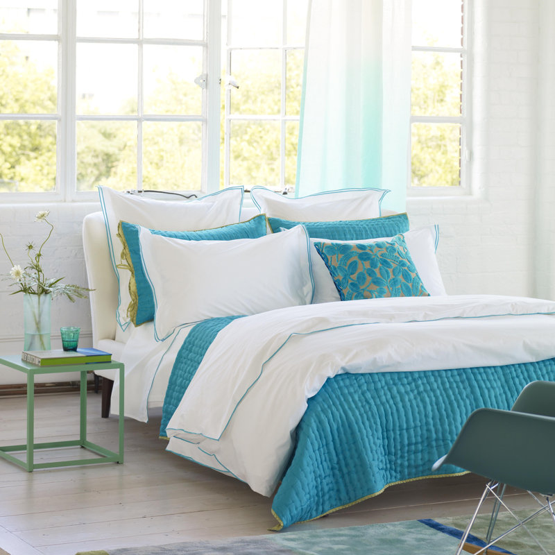 Astor Pillow Case, Standard, Indigo