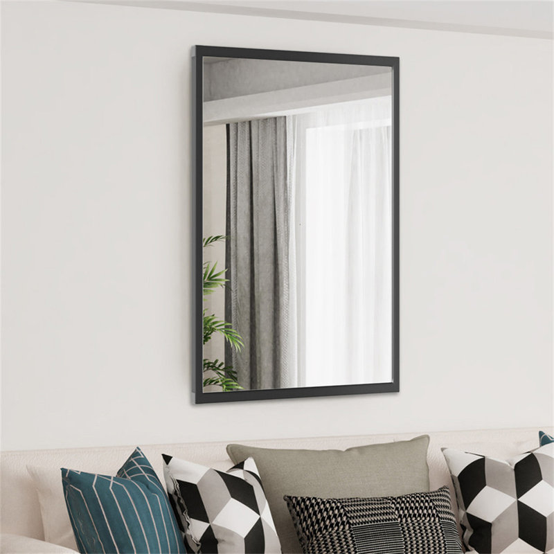 Liedson Metal Flat Wall Mirror, 120cm x 76cm