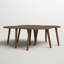 Algodones Solid Wood Three Leg Coffee Table