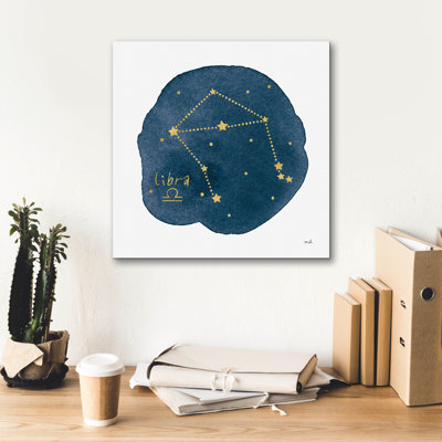 ' Horoscope Libra' by Moira Hershey Canvas Wall Art