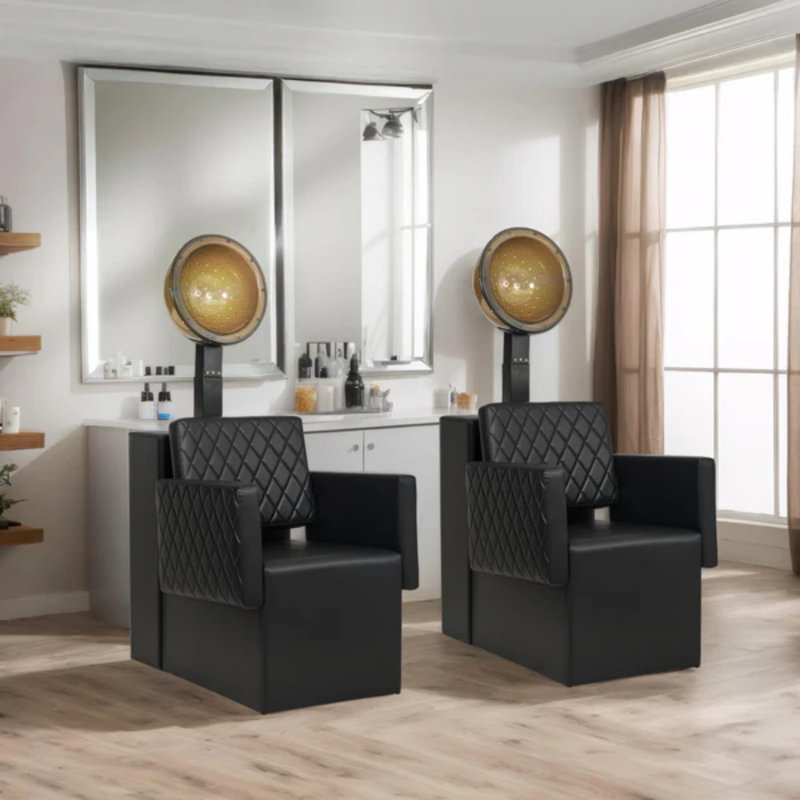 Fauteuil de séchage professionnel, Noir, noir, noir, noir