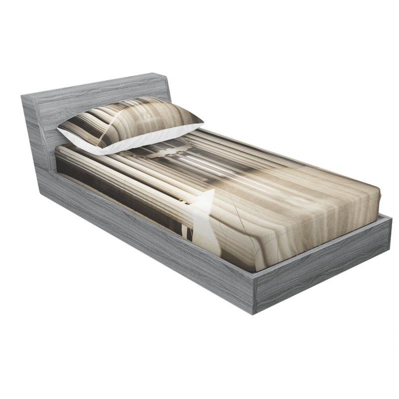 Ensemble de draps d’intérieur vide à colonne intérieure, Ensemble de draps pour lit simple TG avec 1 taie d