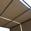 116,23 po Profondeur 9,5 pi. Pavillon de jardin - Fer beige pour patio, auvent, embellir l'espace de patio