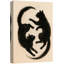 «Playful Black Cats Art», reproduction d'art sur toile encadrée-139866383-139866418