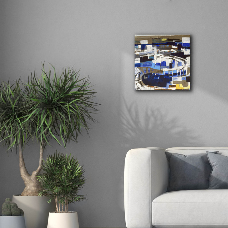  «Bridge 4» par Erin McGee Ferrell, art mural sur toile, 18 po x 18 po