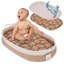 Panier à langer Florida avec matelas en mousse, housse de matelas imperméable amovible et drap-housse en mousseline