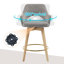 Tabouret de comptoir pivotant en H 26,8 po Wylee-53376726