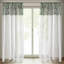 Saegertown Slot Top Semi Sheer Single Curtain