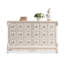 Armoire d'appoint en bois manufacturé blanc massif-1915080494