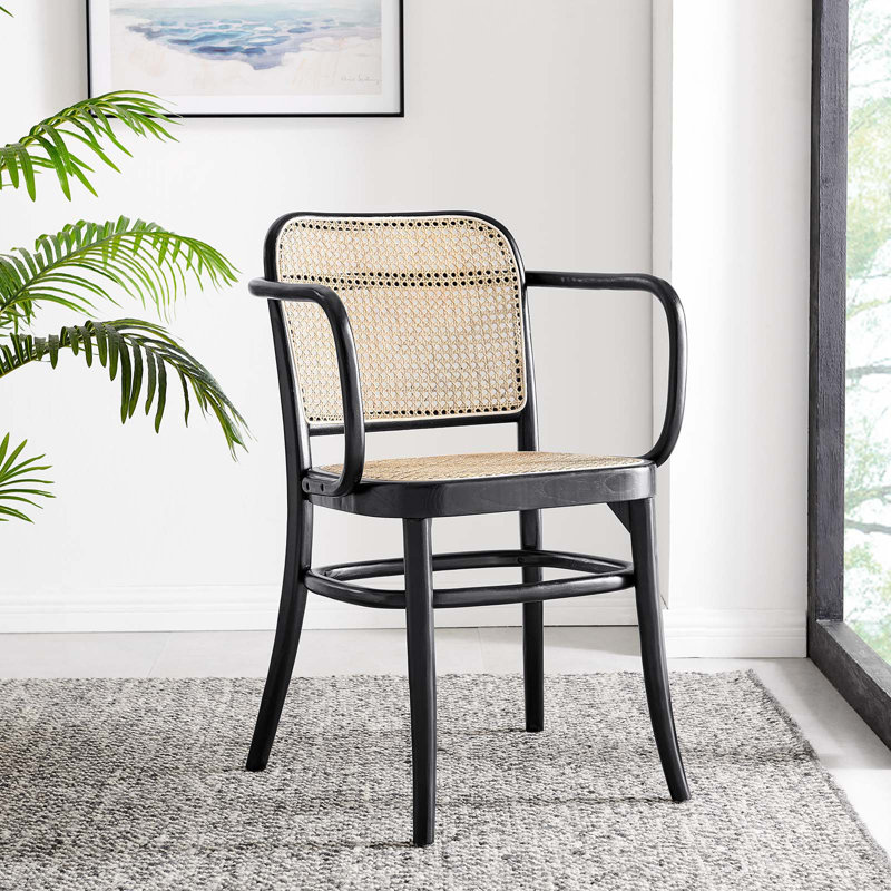 18'' H Armchair, Black
