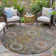 Machine Washable Indoor/Outdoor Xhevrie Sage Rug