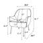 Fauteuil chic en velours Mid Century