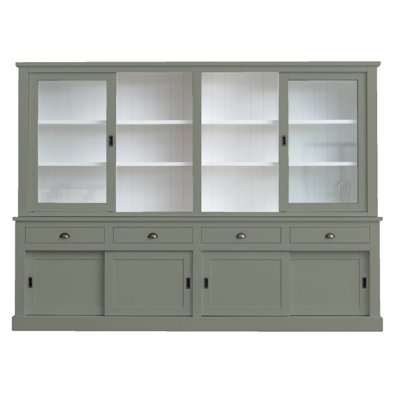 Butler Display Cabinet, Concrete Grey 