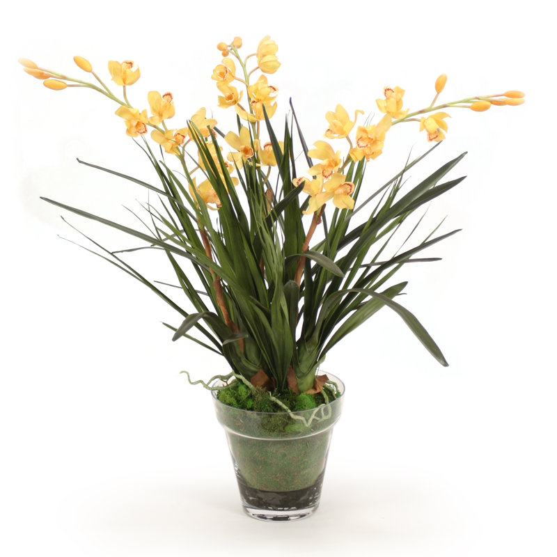 27 " Polysilk Orchid Arrangement