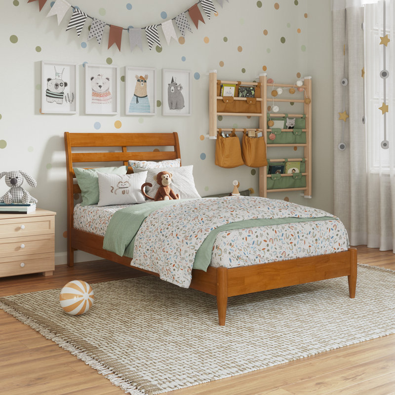 Areya Bed Kids Bed, Light Toffee, Twin
