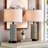 Josanna 23" Touch Control  Bedside Table Lamp Set with USB Ports, Bulbs