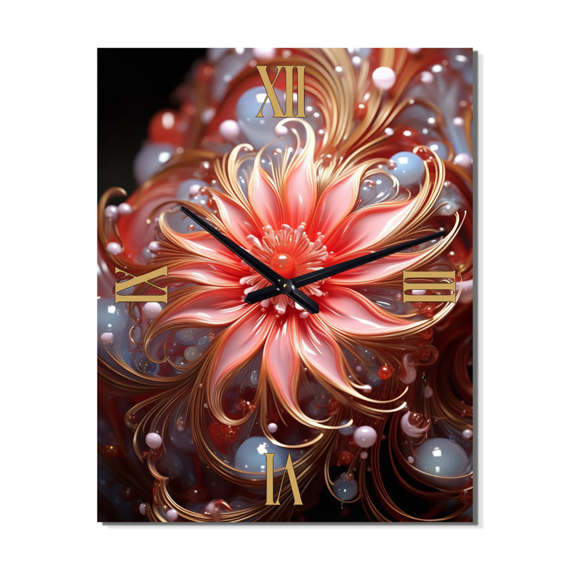 Horloge murale Radiant Blossoming, Petit