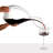 Wine Enthusiast Art Series Flame Decanter