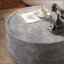Table basse ronde en bois aggloméré pour le salon-128966594-128966595-128966596