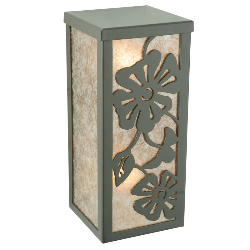 Rustic Lodge Flush Mounted Sconce