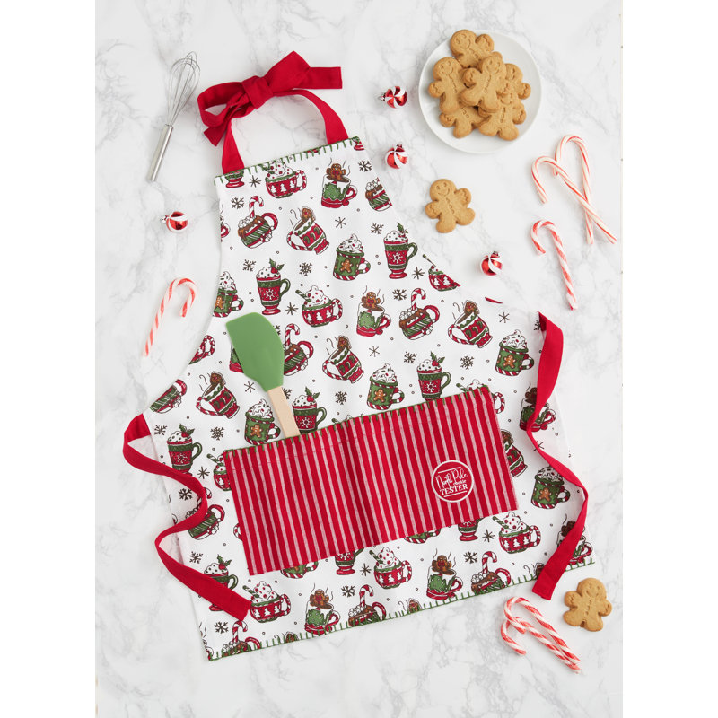 Tablier de Noël sans motif bavoir