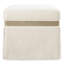 Melange Square Pouf
