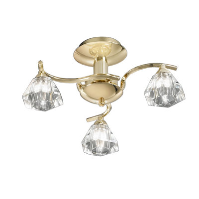 Tipton Glass Semi Flush Mount