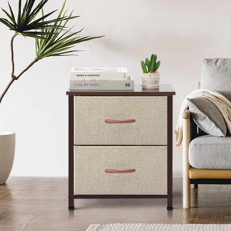 Commode 2 tiroirs Fronniah