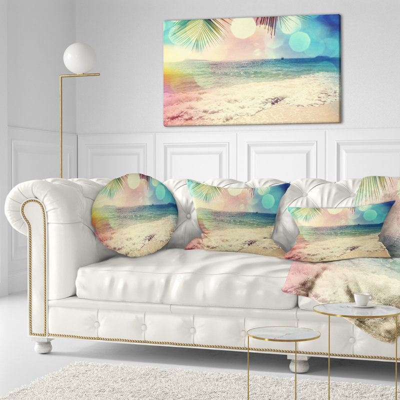Oreiller de plage Seashore, Rectangle, 12 po x 20 po