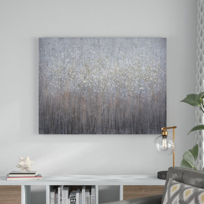 " Sprinkle Of White " Painting Print