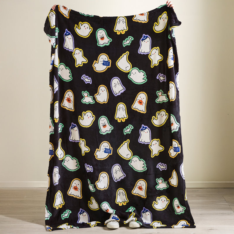 Halloween Ghosts Cosy Blanket Throw