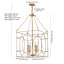 Lustre carré lanterne 4 lumières Ettinger