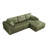 109.8-inch Cloud Modular Sectional Sofa Couch with L-Shape Chaise-977065432-977065433