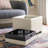 Motto Leather Ottoman-1065530173
