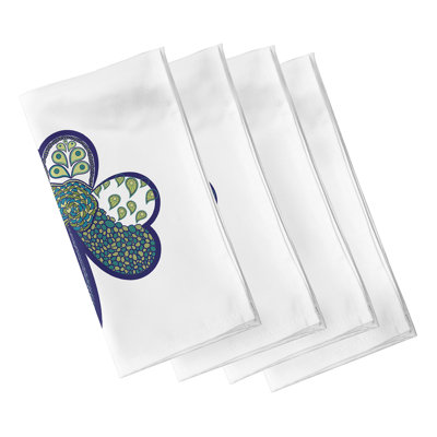 Bishoy Polyester Floral Square Napkin