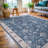 Koressa Chenille Washable Oriental Indoor Rug-1467229607