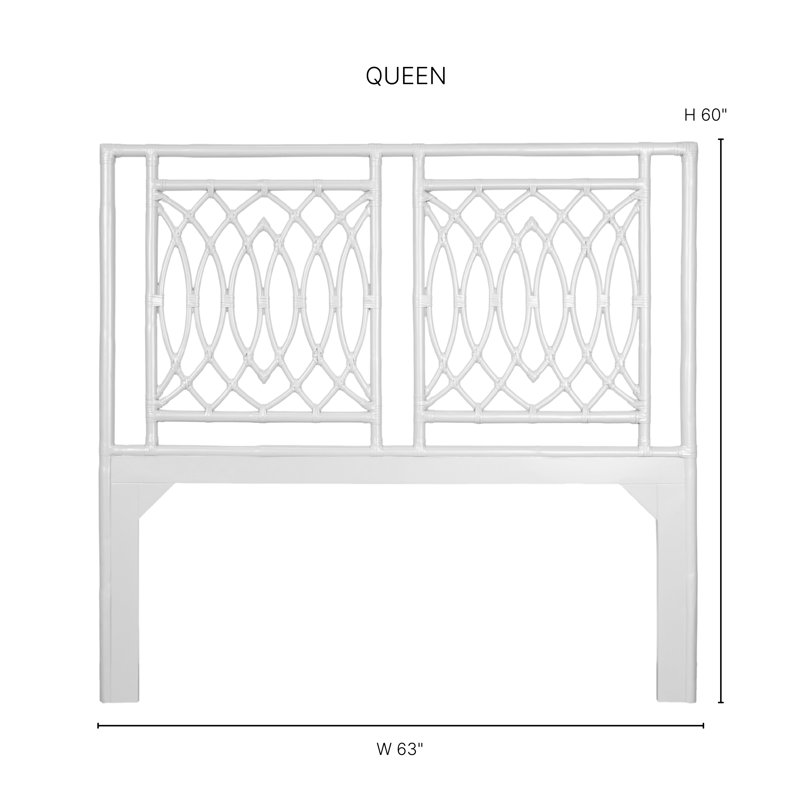 Haskins Headboard, Light Blue, Queen