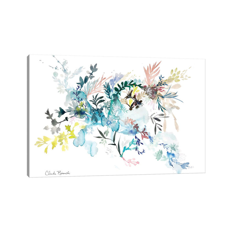 Botanical Life by Claudia Bianchi - Painting on Canvas, Wrapped Canvas, 66.04cm H x 101.6cm W x 1.91cm D