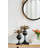Round Mirror With Rope Strap Contemporary Design