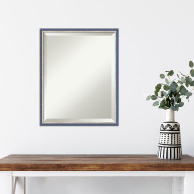 Camilya Solid Wood Rectangle Wall Mirror