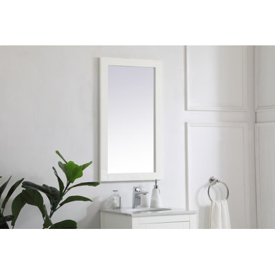 Metcalfe Solid And Engineered Wood Flat Wall Mirror
