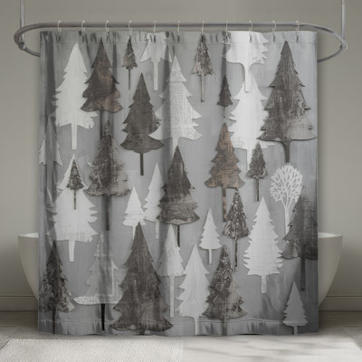 Rideaux de douche gris et gris