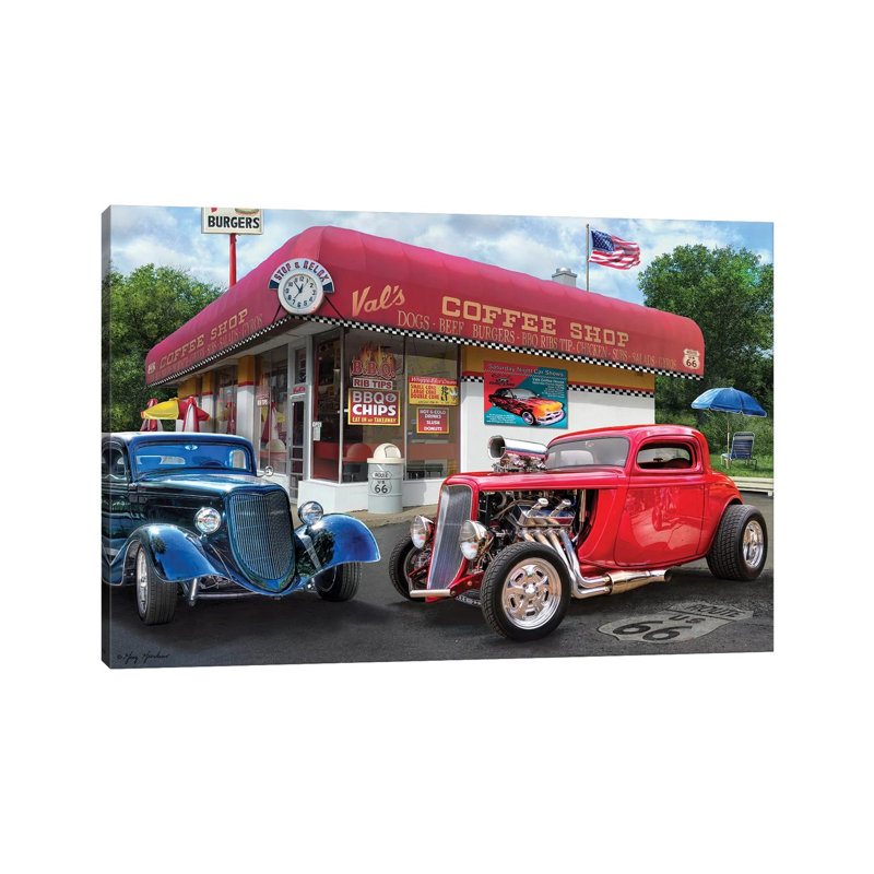 Vals Nostagic America by Greg & Company - Wrapped Canvas Print, 20.32 cm H x 30.48 cm W