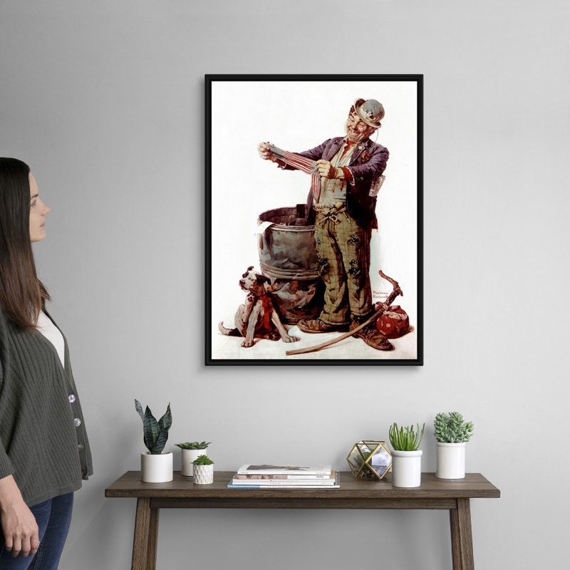 «Still Good», art mural sur toile, Cadre flottant noir, H 34 po x l 26 po x P 1,75 po