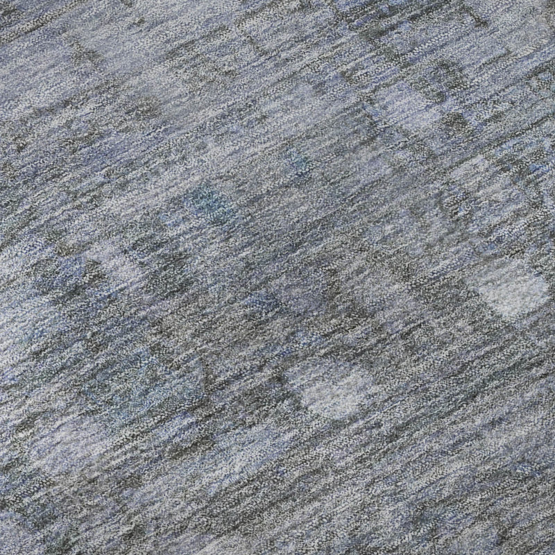 Premium Machine Washable Verlin AMF1768 Geometric Rug, Round 8'