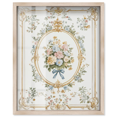 Art floral encadré Finesse I Shadowbox